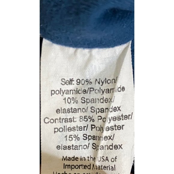 Beyond Yoga Women's Small Teal Tie Dye Mesh Side Panel Leggings 22" x 26" USA - Picture 9 of 9